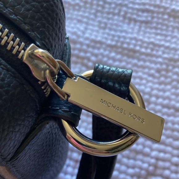 MICHAEL Michael Kors Striped Leather and Denim Crossbody - Picture 2 of 8